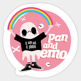 Pan And Emo Badge Sticker